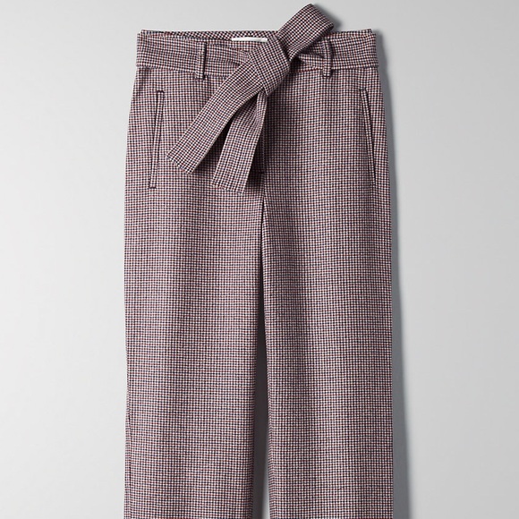 Aritzia Wilfred New Tie-Front wool pant - Picture 2 of 2